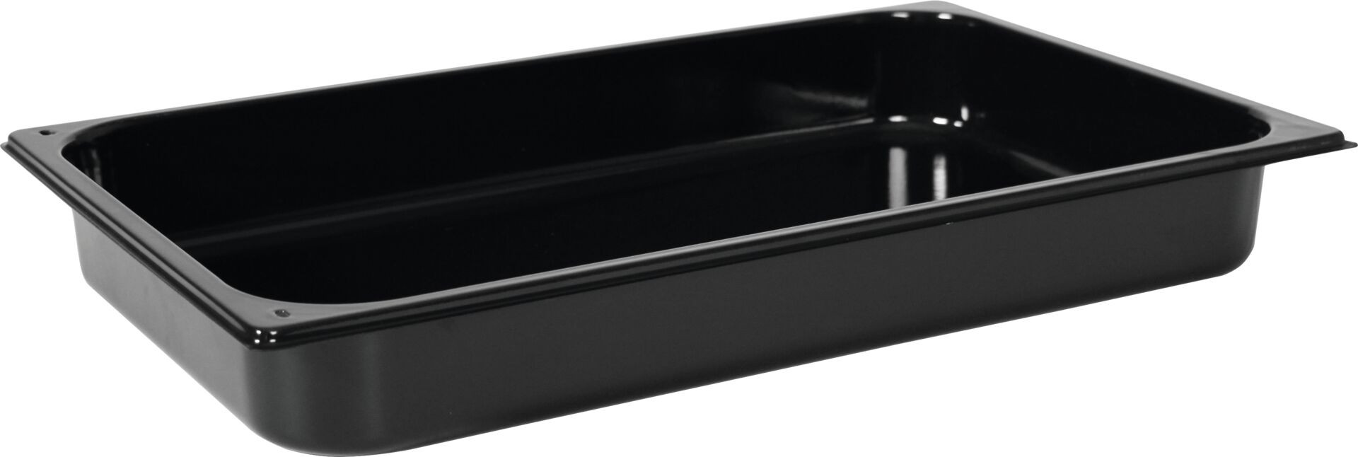 Konvektomatenblech GN, schwarz emaillliert 6,5 cm tief